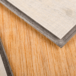 Luxury Vinyl Plank Flooring with a triangular tile